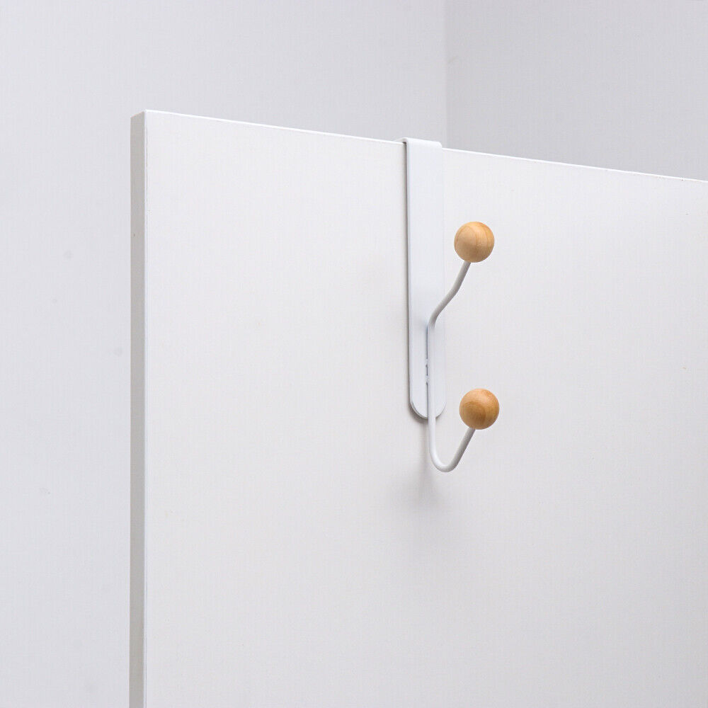 Towel Holder Nail-free Hanger Over-The-Door Hook Storage Rack Hanging Shelf