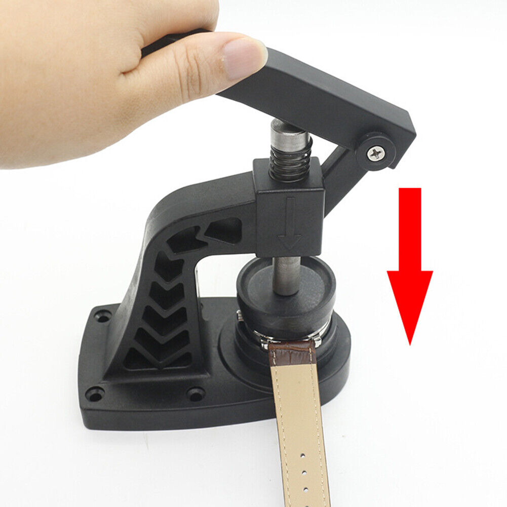 Watch Case Press Tool Remover Closer with 12pcs 18-50mm Fitting Dies Set