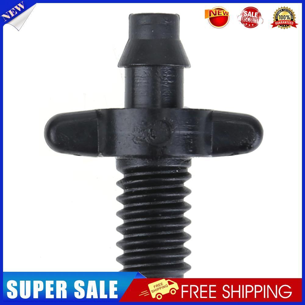 50pcs 6mm Male Thread Single Barbed 4/7mm PVC Hose Connector Home Garden