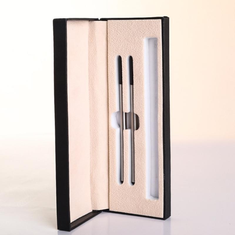 Luxury Metal Ballpoint Gel Pen Kit Black Ink for Writing Journaling Notetaking