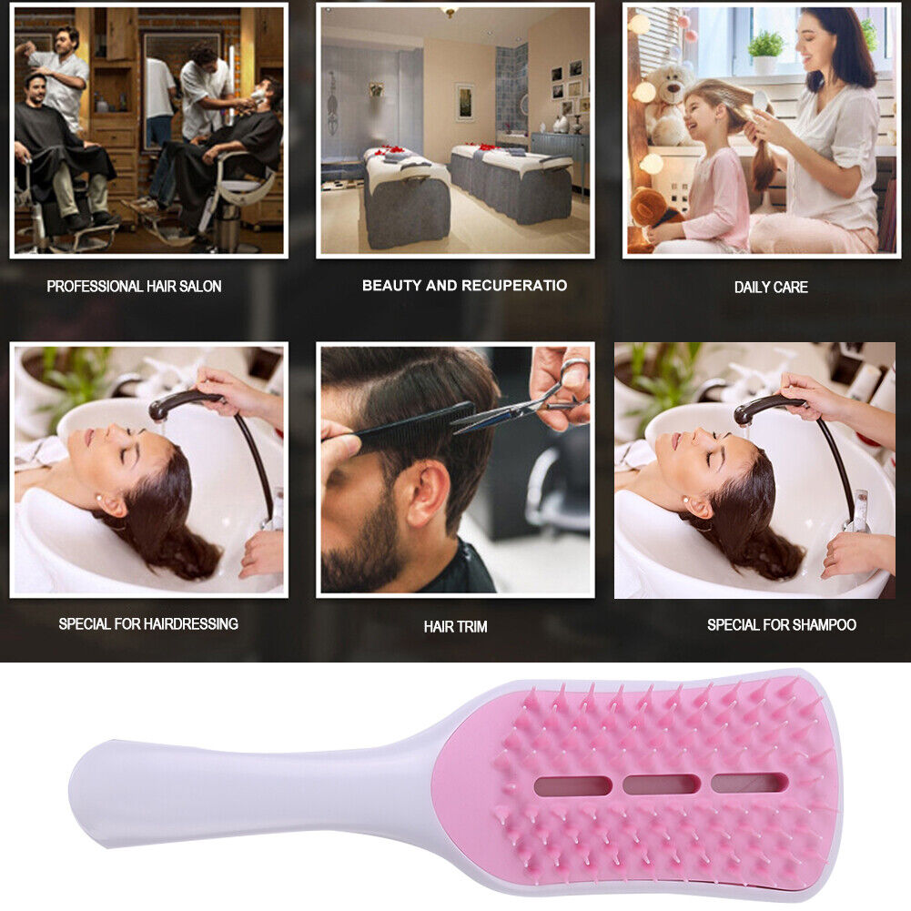 Anti-static Comb Hollow-out Massage Hair Brush Hairdressing Tool (White)
