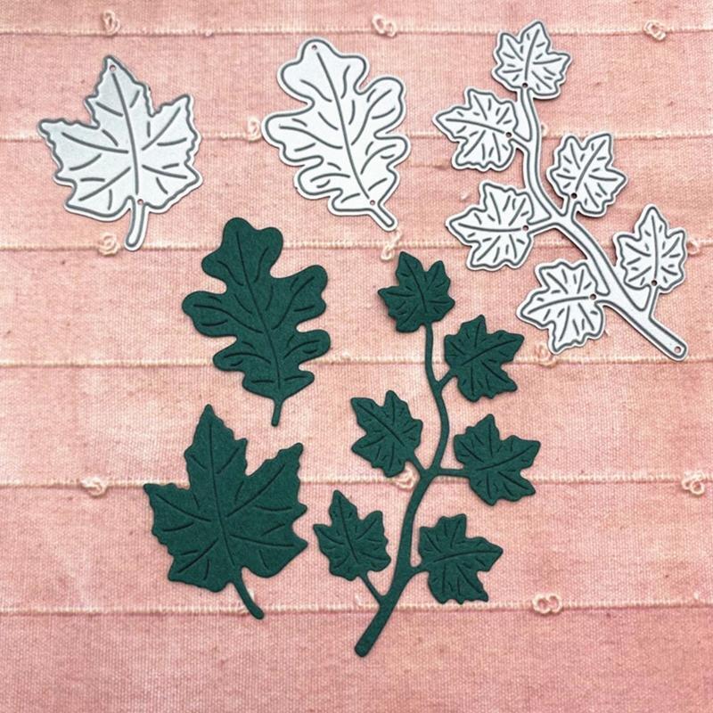 Plane Tree Leaves Die Cuts Plant Cutting Dies for Card Making DIY Album Bookmark