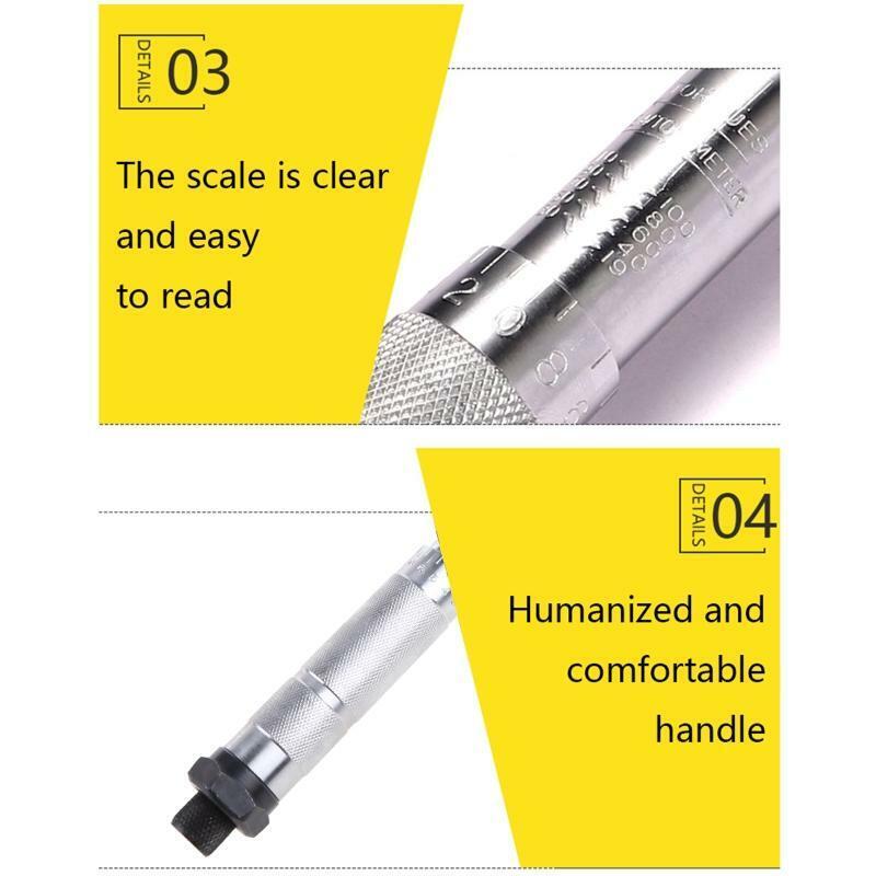3/8 Torque Wrench Drive 19-110nm Two-way Accurate Bicycle Repair Spanner Tool