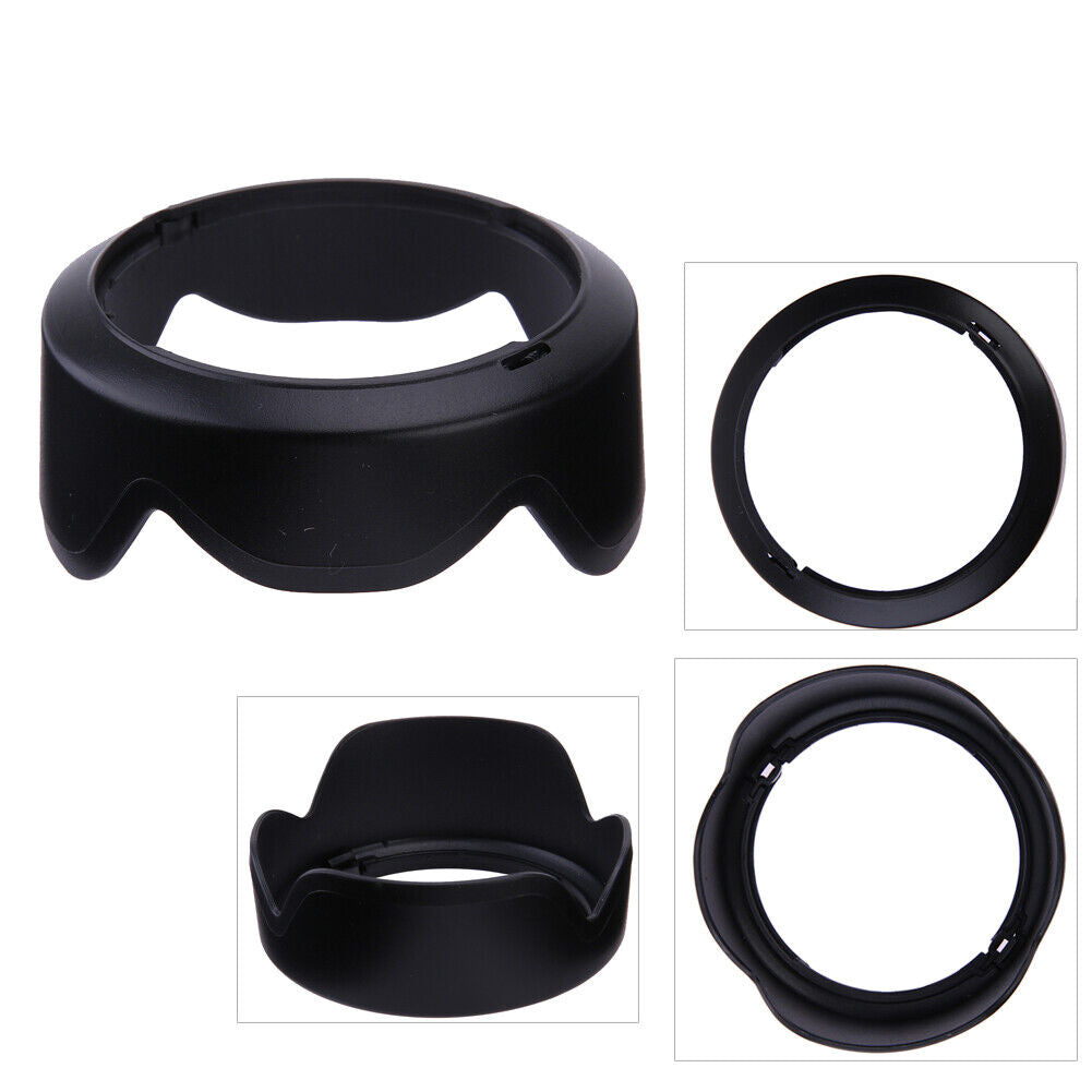 EW-53 Reversible Camera Lens Hood for Canon EF-M 15-45mm f/3.5-6.3 IS STM