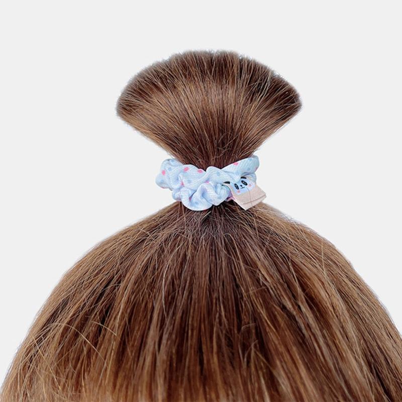 Elegant Elastic Hair Bands Cartoon Element Scrunchy Ponytail Hair Rope for Girl