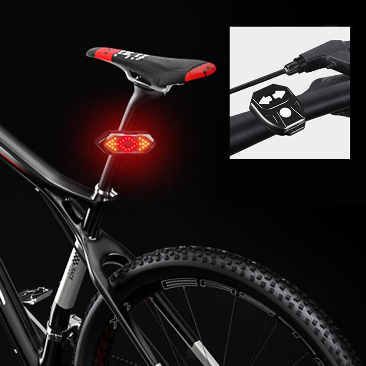 Tail Light For Universal  With  And Horn Safety Rear Lights Cycle