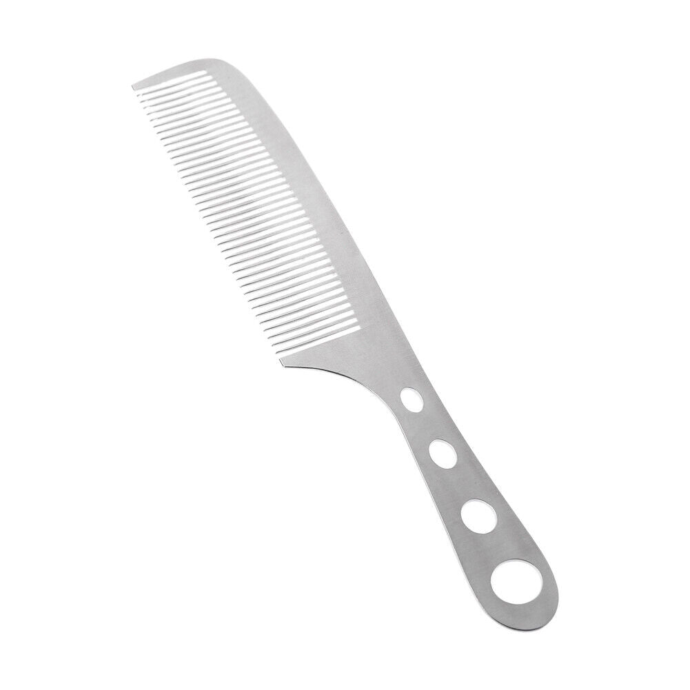 Space Aluminum Anti-static Comb Barber Hairdressing Styling Hair Brush (S)
