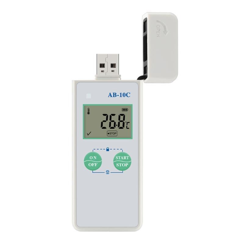 New AB-10C High Precision Digital USB Temperature Data Logger