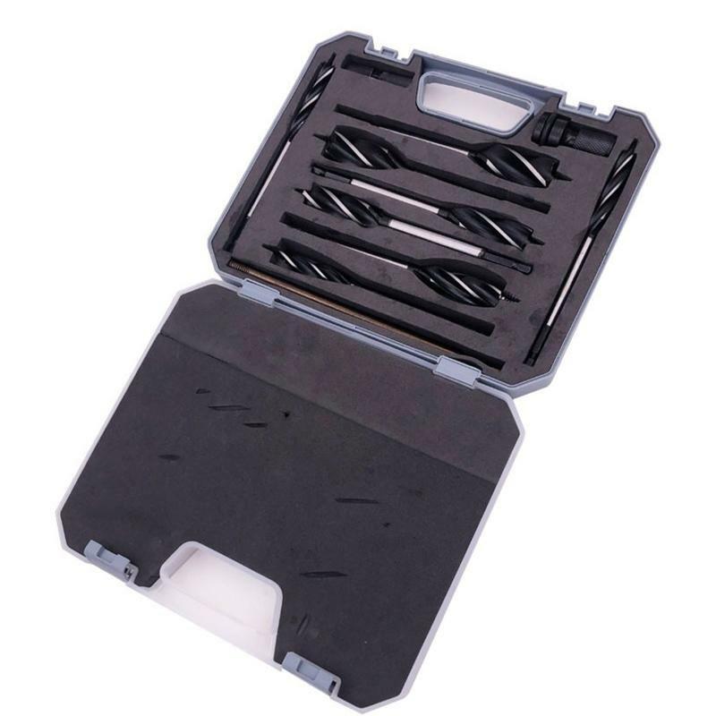 Woodworking Auger Drill Bit Sets Flute Auger Bit 10-25mm Wear Resistance