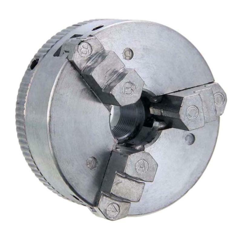 New Hot Z011 Zinc Alloy Scroll Chuck 3 Jaws Woodworking Hand Chuck
