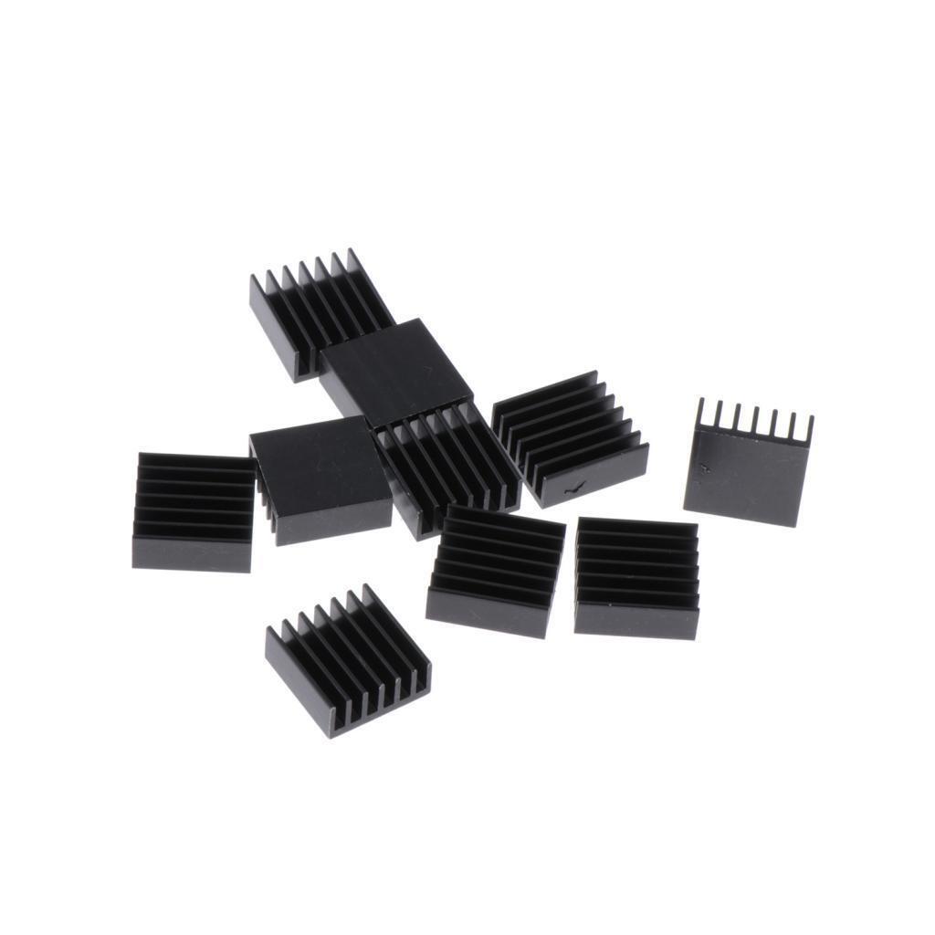 Aluminum CPU Chipset Radiator Heatsink Cooler Pad Replacement 14x14x6mm