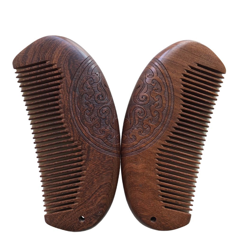 Hair Brush Anti Static Wooden Hair Comb Hair Styling Beard Care Scalp Massage