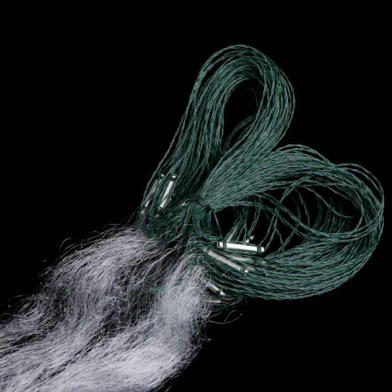 Fine Fish Net w/ Floats Cast Net Easy Throw Catch Fishing Net Hunting Hand Throw