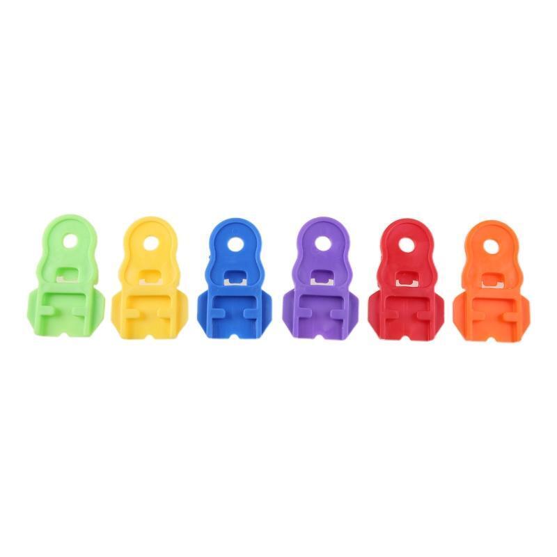Portable Easy Can Opener 6 Pcs Plastic Durable Bottle Opener Cute Gift for Home