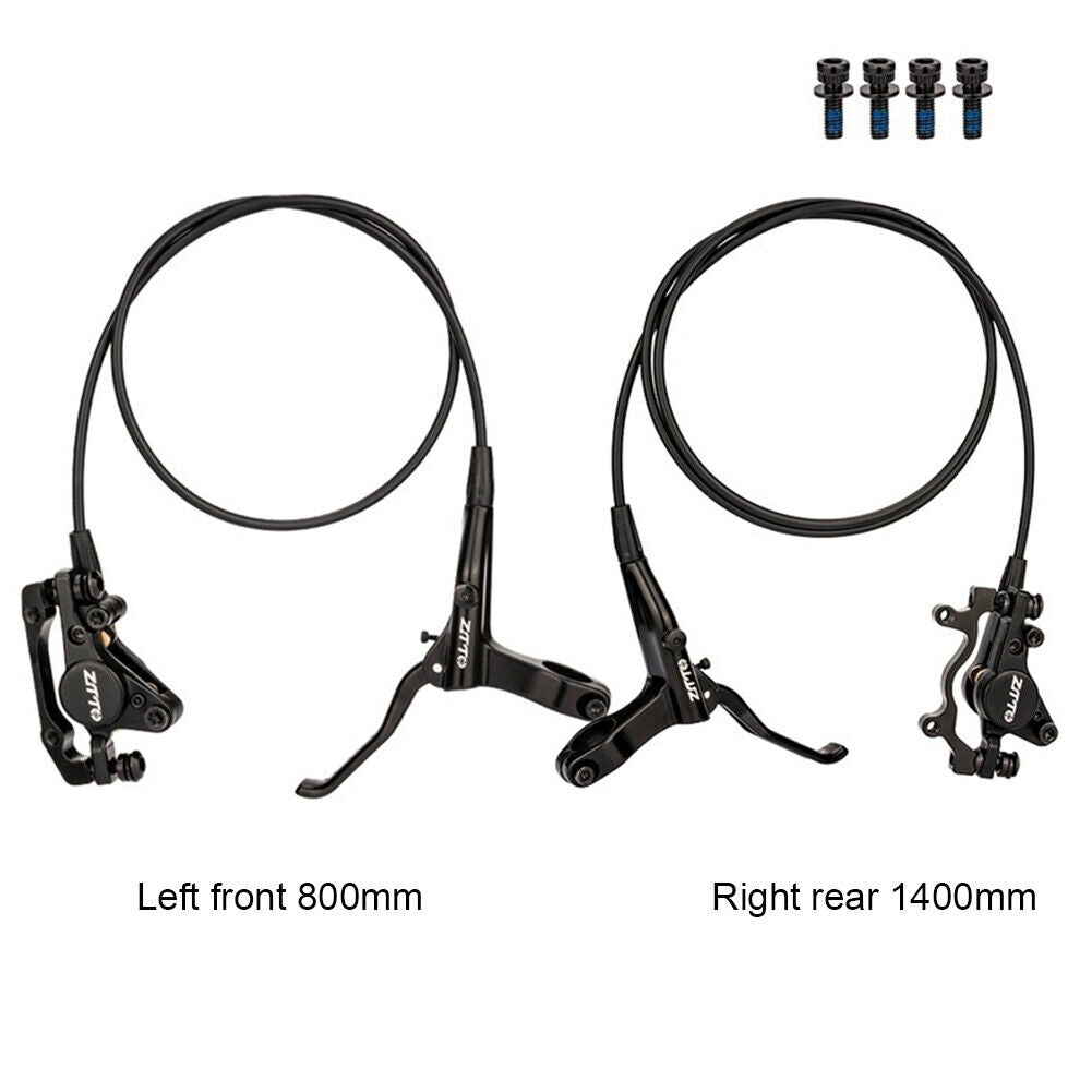 ZTTO 1 Set MTB Bike Oil Disc Brakes Front Rear Brake Handle Clamps Calipers