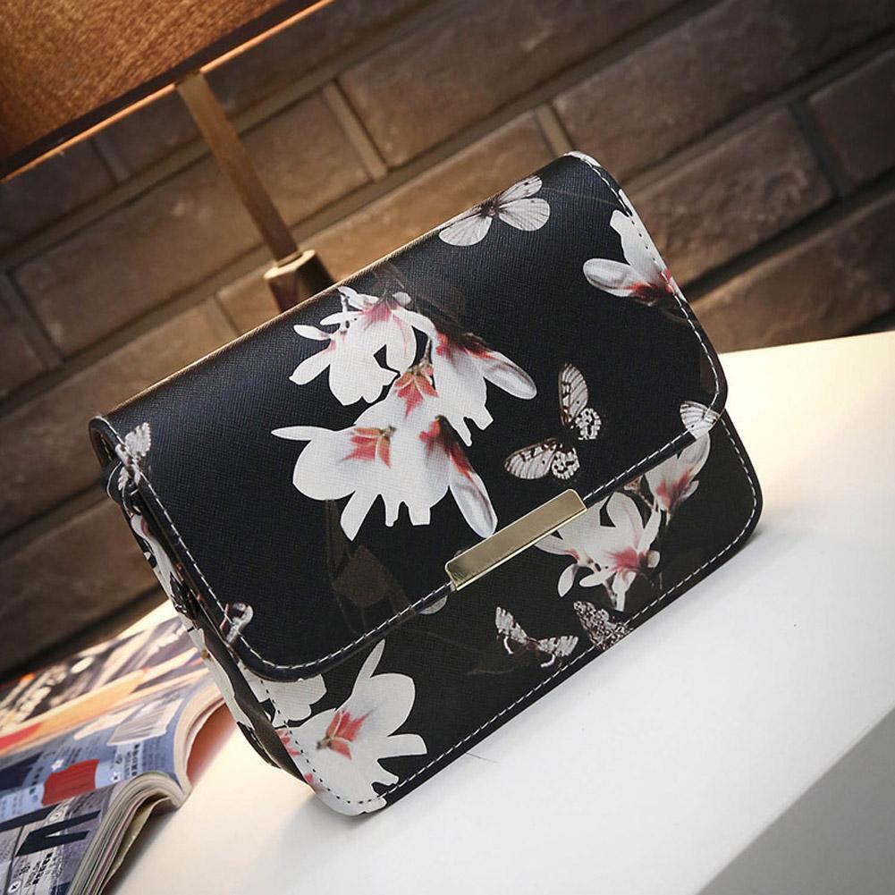 Women Crossbody Messenger bags Handbag Purse Sling Shoulder bags(Black)