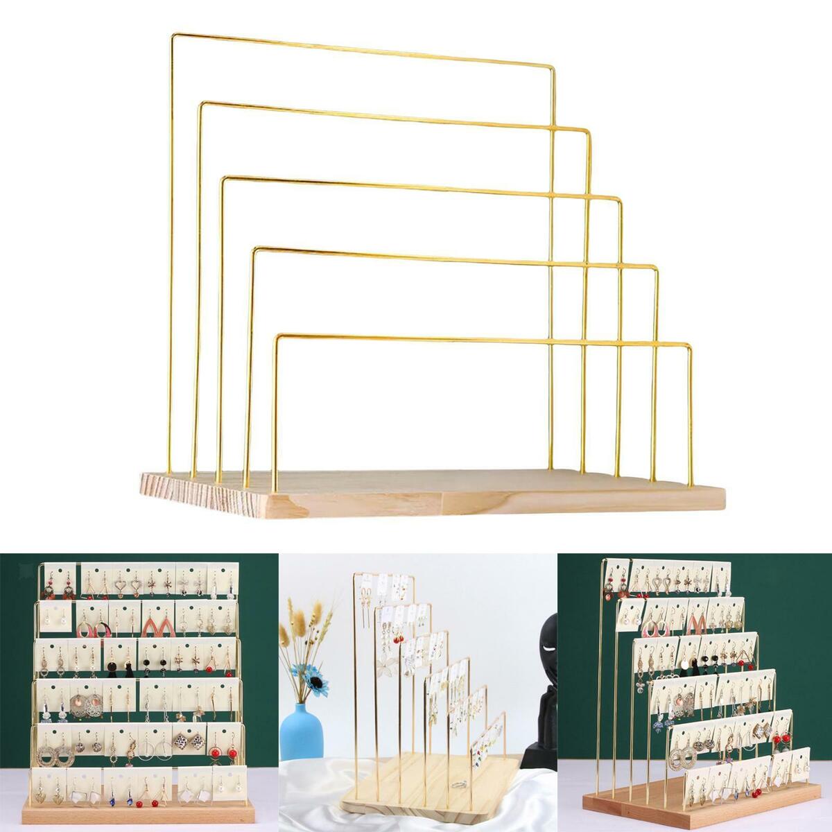 Jewelry Earring Cardboad Hanger  for Dangle Hoop Tabletop Business
