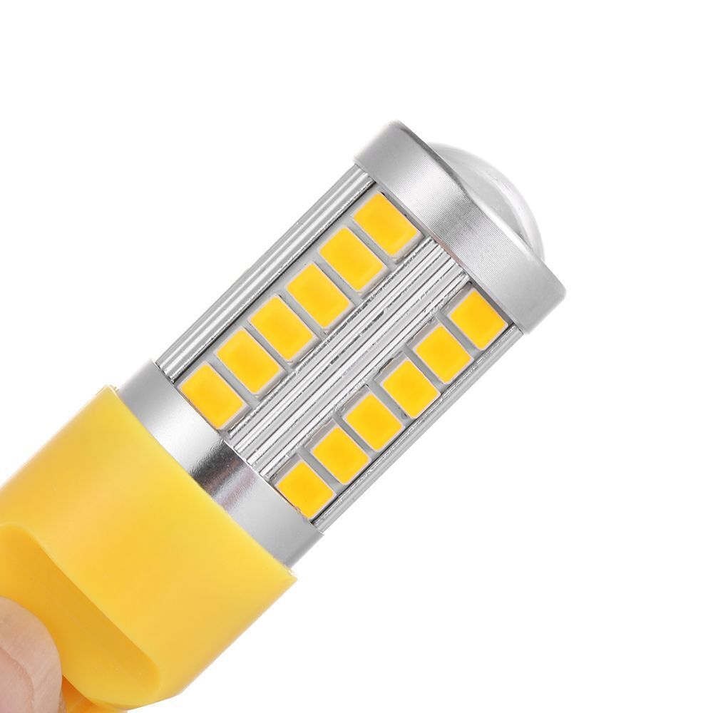 Yellow 5730 Fog Lamps  Car Backup Reverse Light 33SMD T20 W21/5W 7443 LED Bulbs