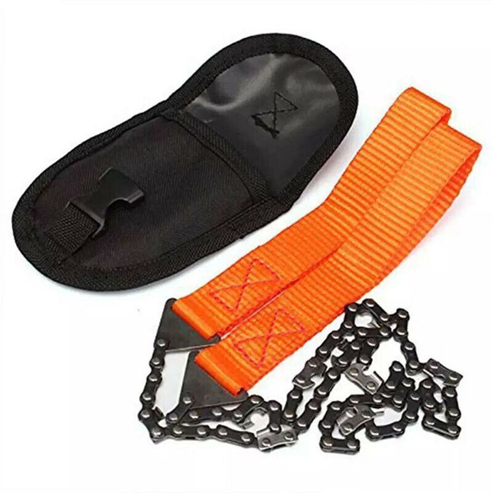 Portable Hiking Logging Saw Camping Pocket Survival Chainsaw Hand Zipper Saw