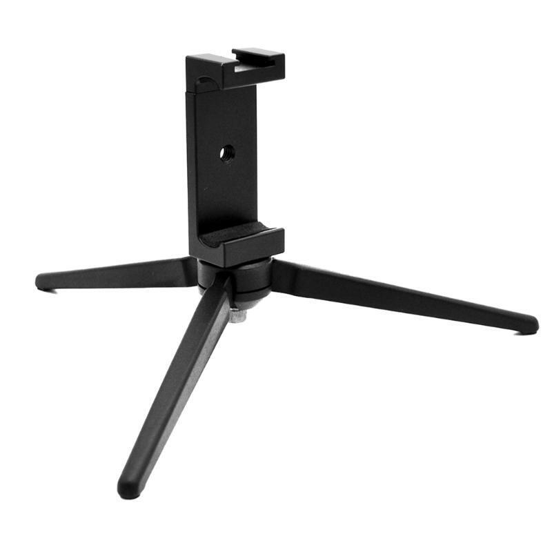 Veledge VD-30 Mini Portable Tripod Stand With Adapter Clip Holder - BLACK