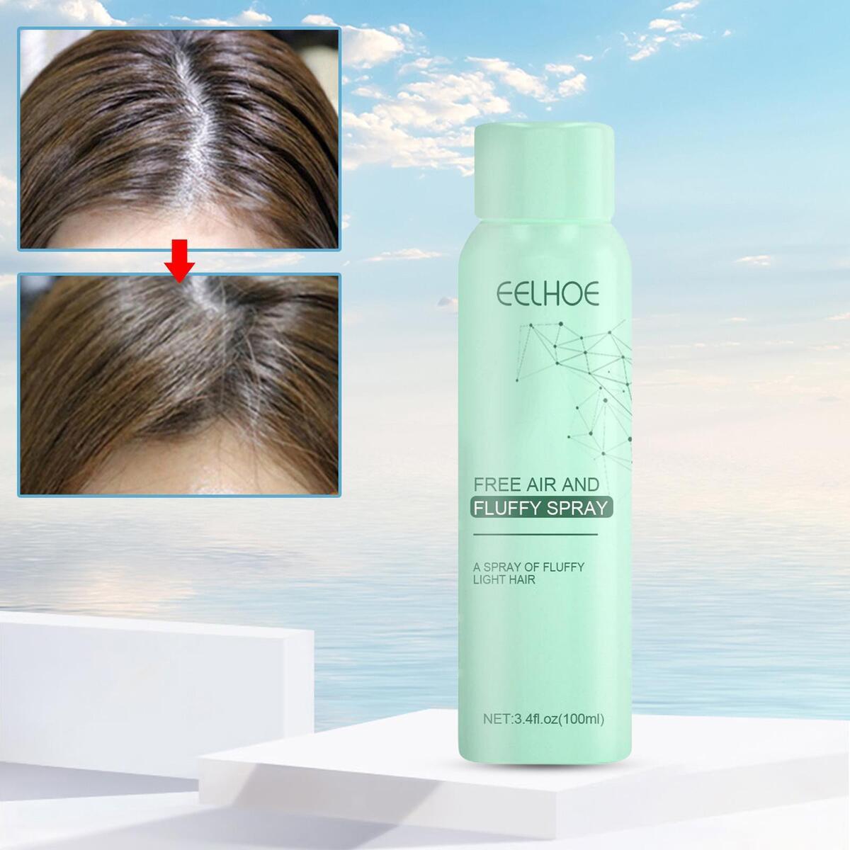 100ml Leave in Dry Hair Spray Portable No Wash Volume Lift Hairspray