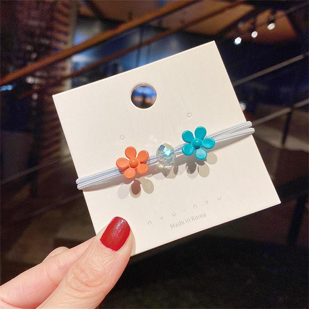 Gift Cute Hair Accessories High Elastic Hair Tie Rope Flower Hair Ring Petal