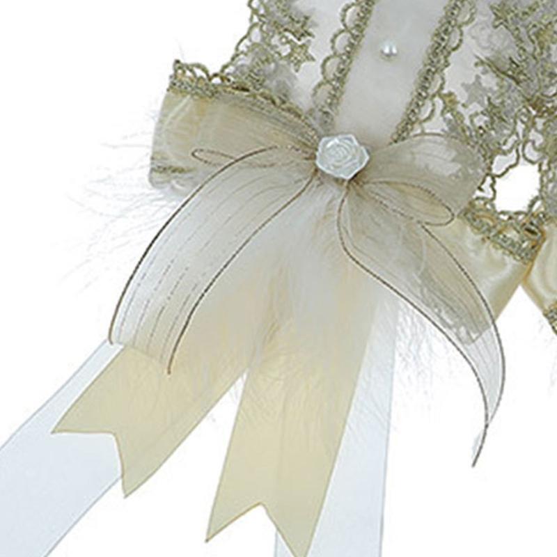 Women Pleated Laces Head Hoop with Tassel Make Up Ornaments Party Hairwear