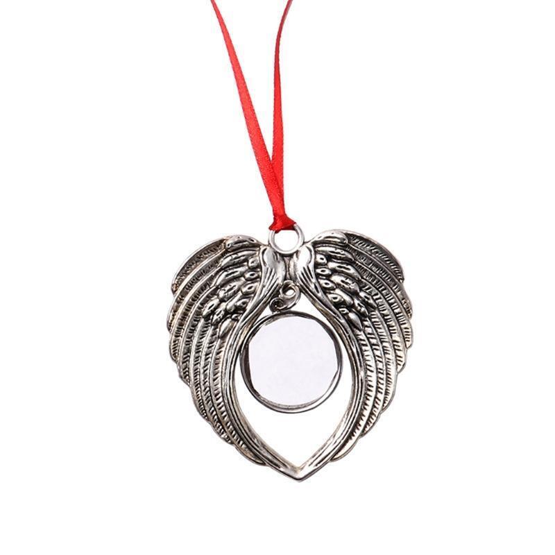 DIY Gift Angel Wing Shape with Red Ropes Christmas Tree Party Favor Meaningful