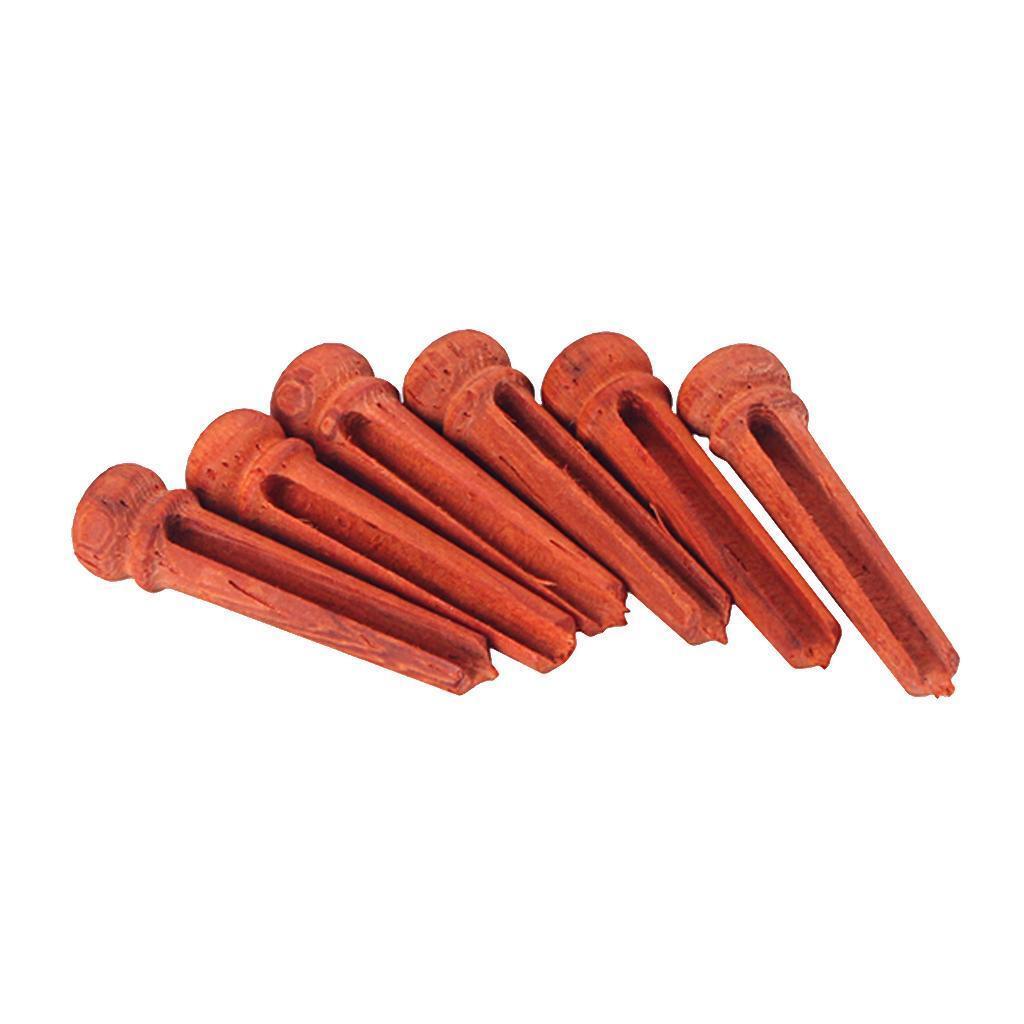 6pcs Solid  Guitar Bridge  for Acoustic Guitar Replacement Accessory