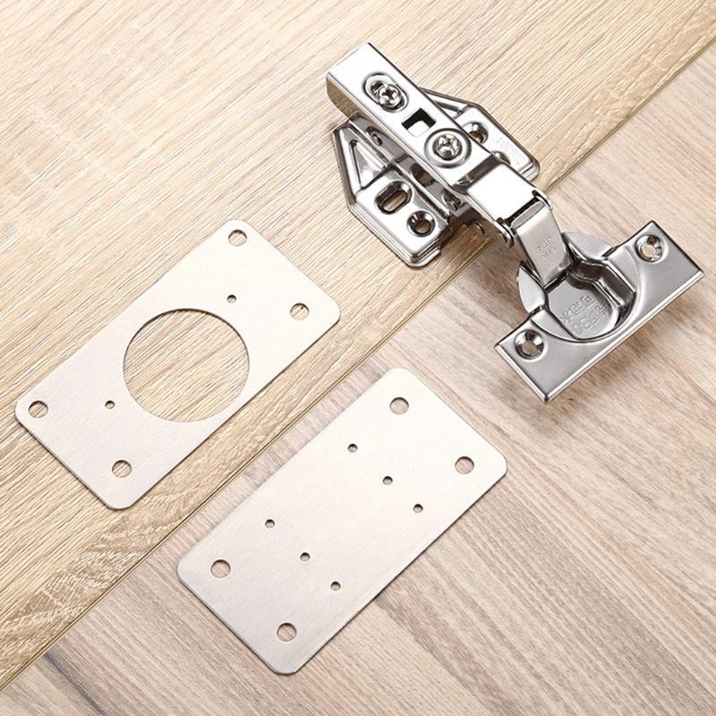 Hinge Repair Plate Rust Resistant Steel Home Improvement Furniture Repair Tool