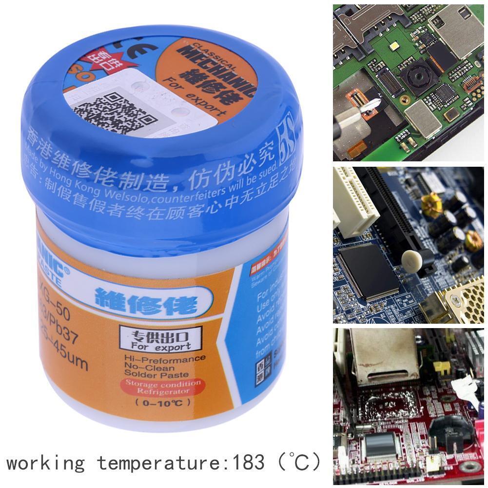 Sn63/Pb67 Welding Fluxes Solder Paste Flux XG-50 BGA Reballing Lead Glue