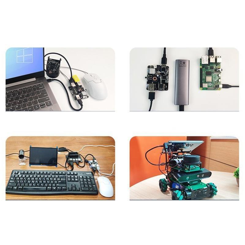 4 Ports USB Splitter Hub for ROS Robot Car Raspberry Pi JETSON NANO Computer PC