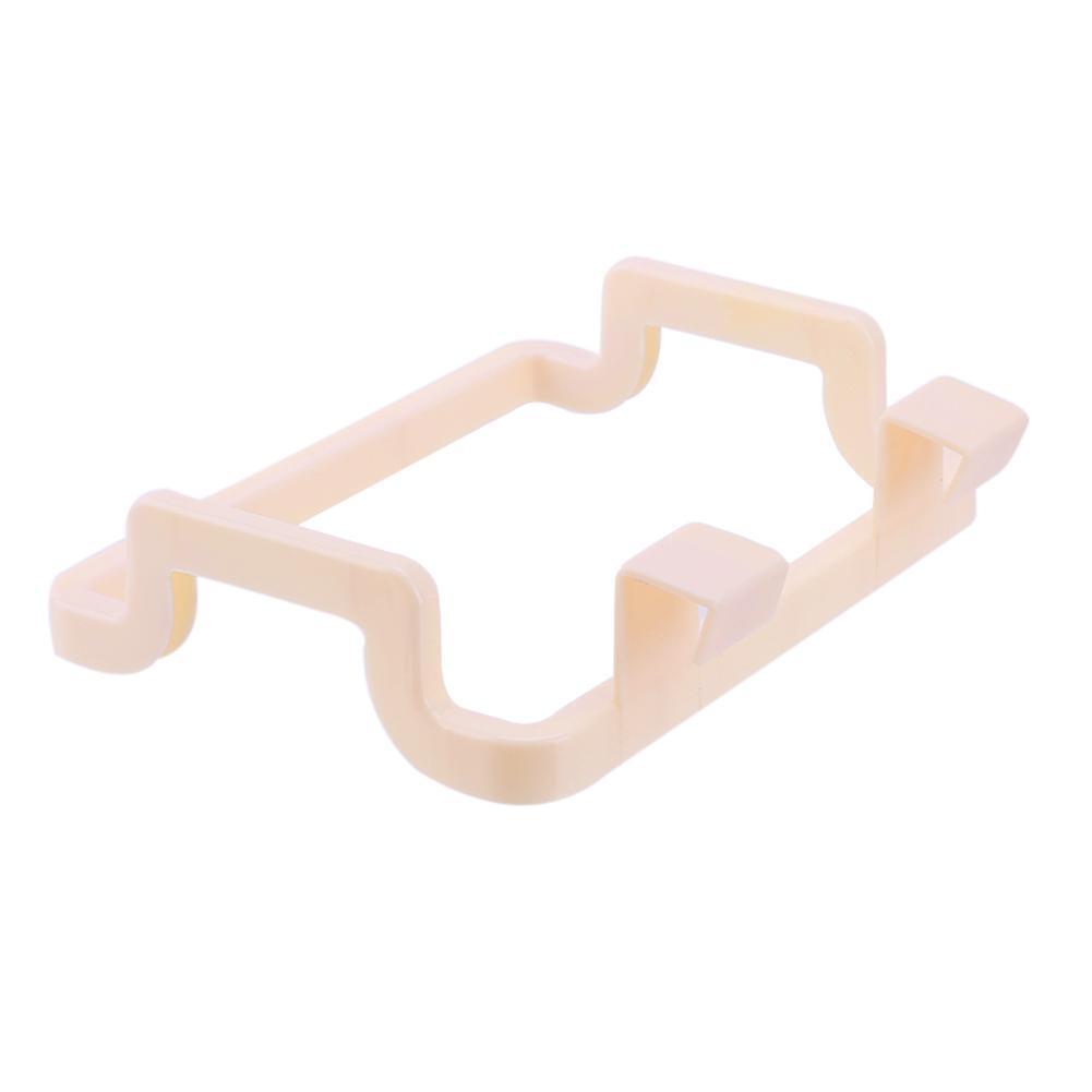 Portable KGarbage Trash Bag Holder Incognito Cabinets Cloth Rack(Beige)