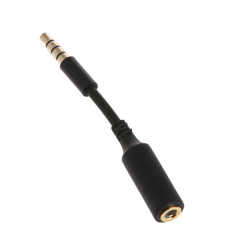 3.5mm 4 Pole Male to Female Audio Extender Earphone Headphone Adapter Extension