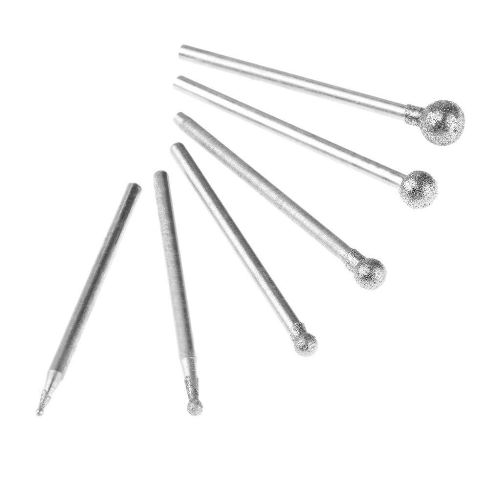 Diameter Shank Needle Head Cutter Jade Carve Tool Diamond Grind Grindings Bit