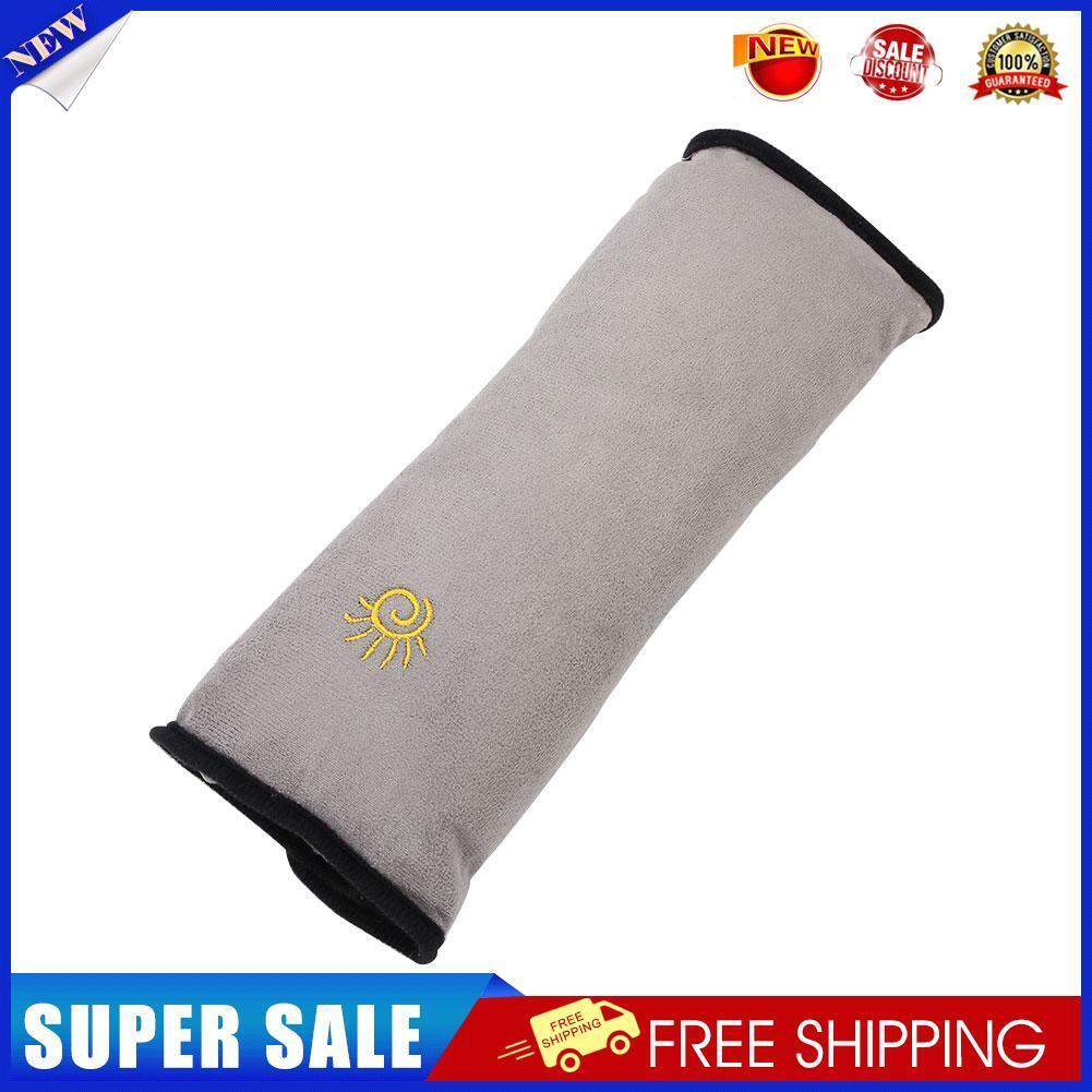 Plush Car Seat Belt Cover Breathable Kids Seatbelt Shoulder Pad (Grey)
