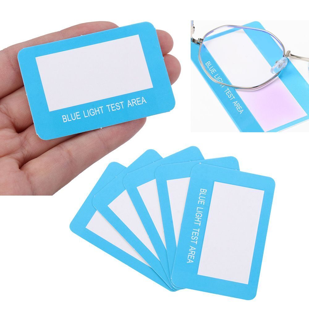 Generator Accessories Card UV Test Test Light Glasses Anti-Blue Light Test Card