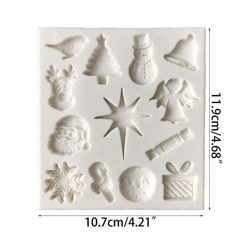 Creative Chocolate Moulds Christmas Series Baking Gadget Cake Baking Accessories