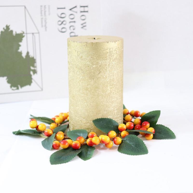 Halloween Wreath Candle Holder Home Party Church Dining Room Fireplace Ornaments