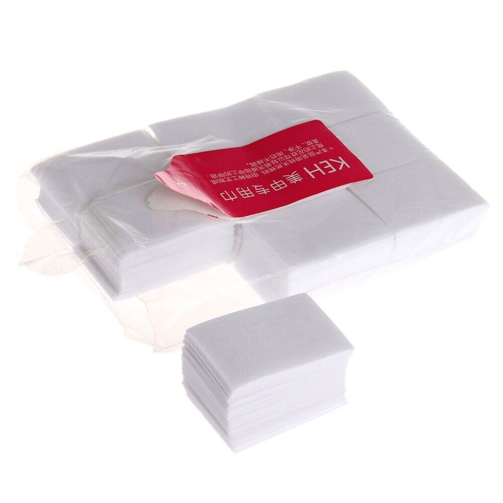 Soft Lint Free Nail Wipes 900Pcs White Manicure Nail Art Polish Cleaner Remover