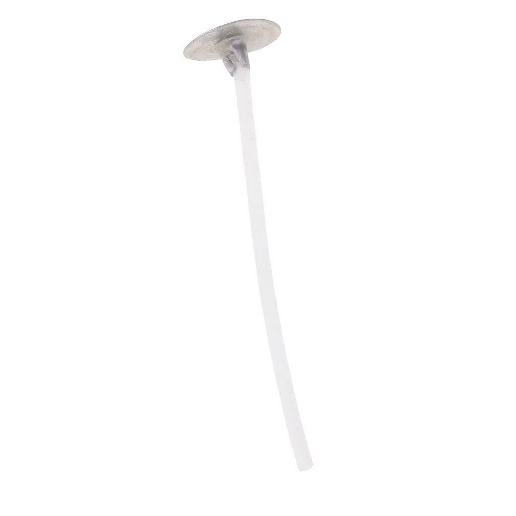 200x 35mm 55mm Candle Wicks Waxed with Sustainers Pre Tabbed Low