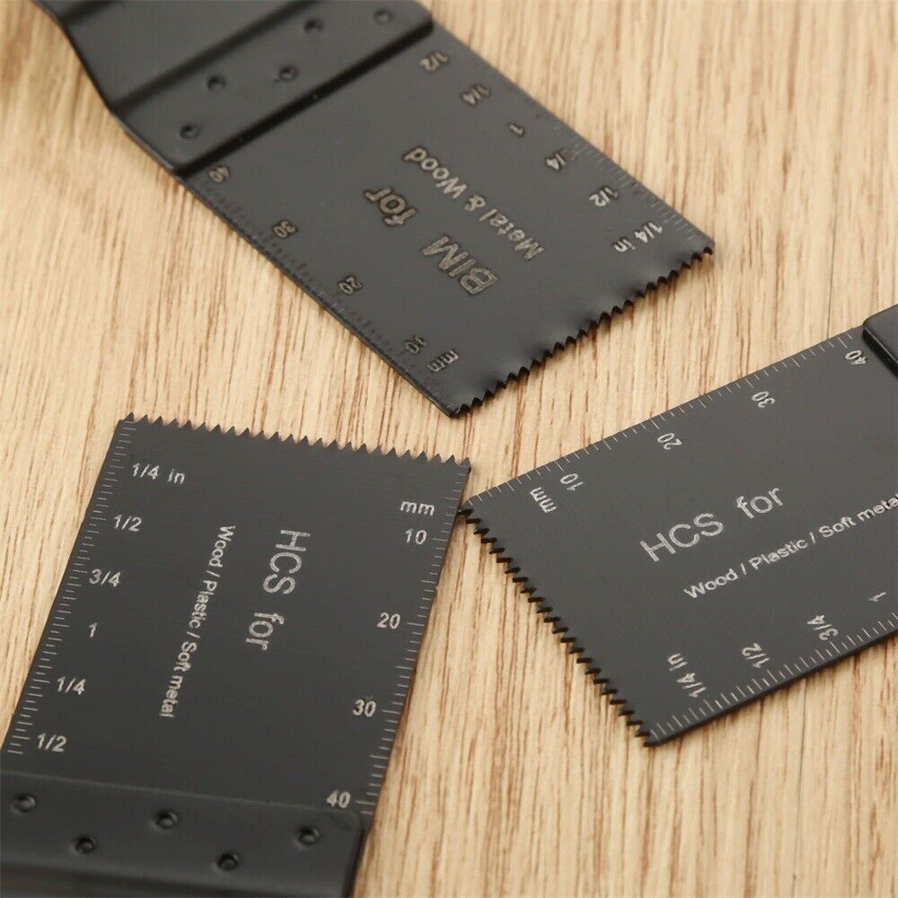 10pcs HCS Precision E-Cut Bi-metal Oscillating Multi Tool Cutter Kit Saw Blades