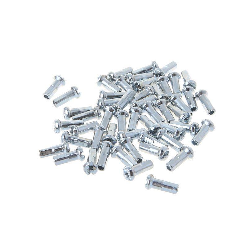 50 Pcs/Set Bicycle Spoke Cap 14G 12mm Steel Metal Cover MTB Bike Parts Fixed