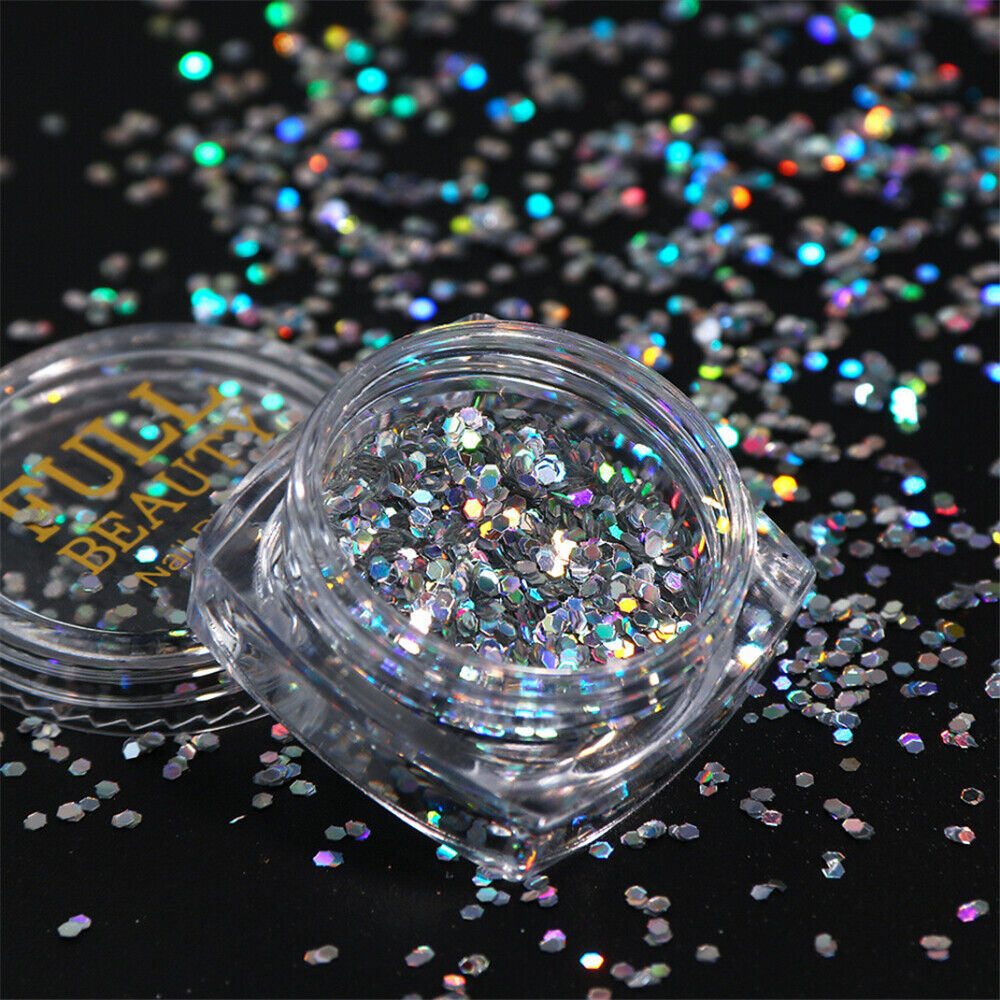 Supplies Manicure Tips Flakes Sparkle Nail Art Sequins Holographic DIY Glitters