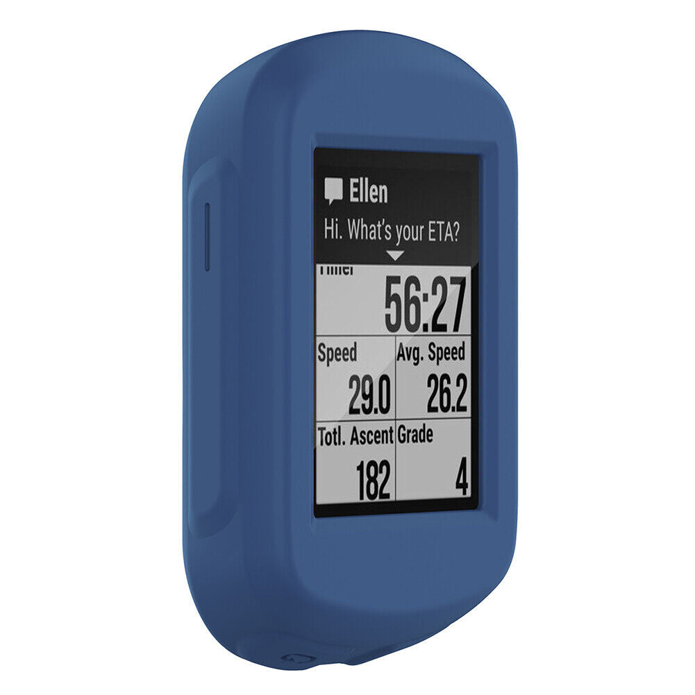 Silicone Case Protective Cover for Garmin Edge 130 130 Plus (Dark Blue)