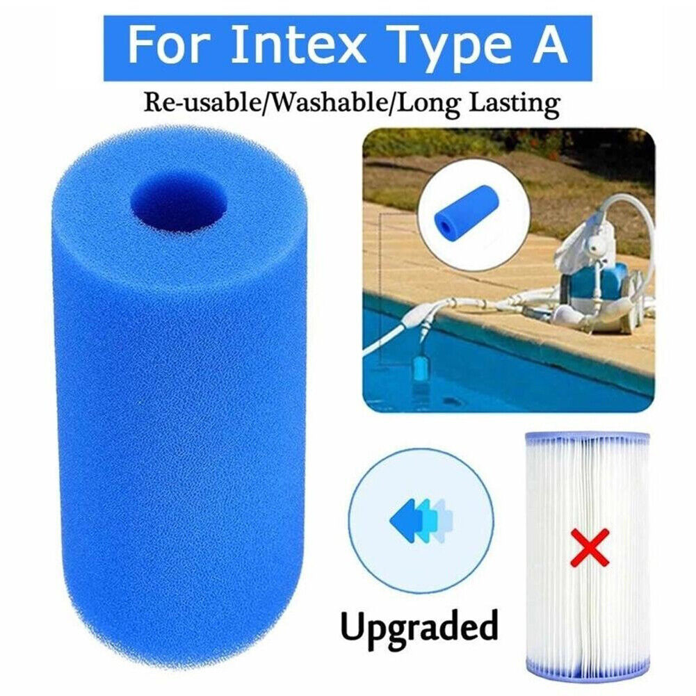 Reusable Swimming Pool Filter Foam Cleaning Washable Pool Sponge Column