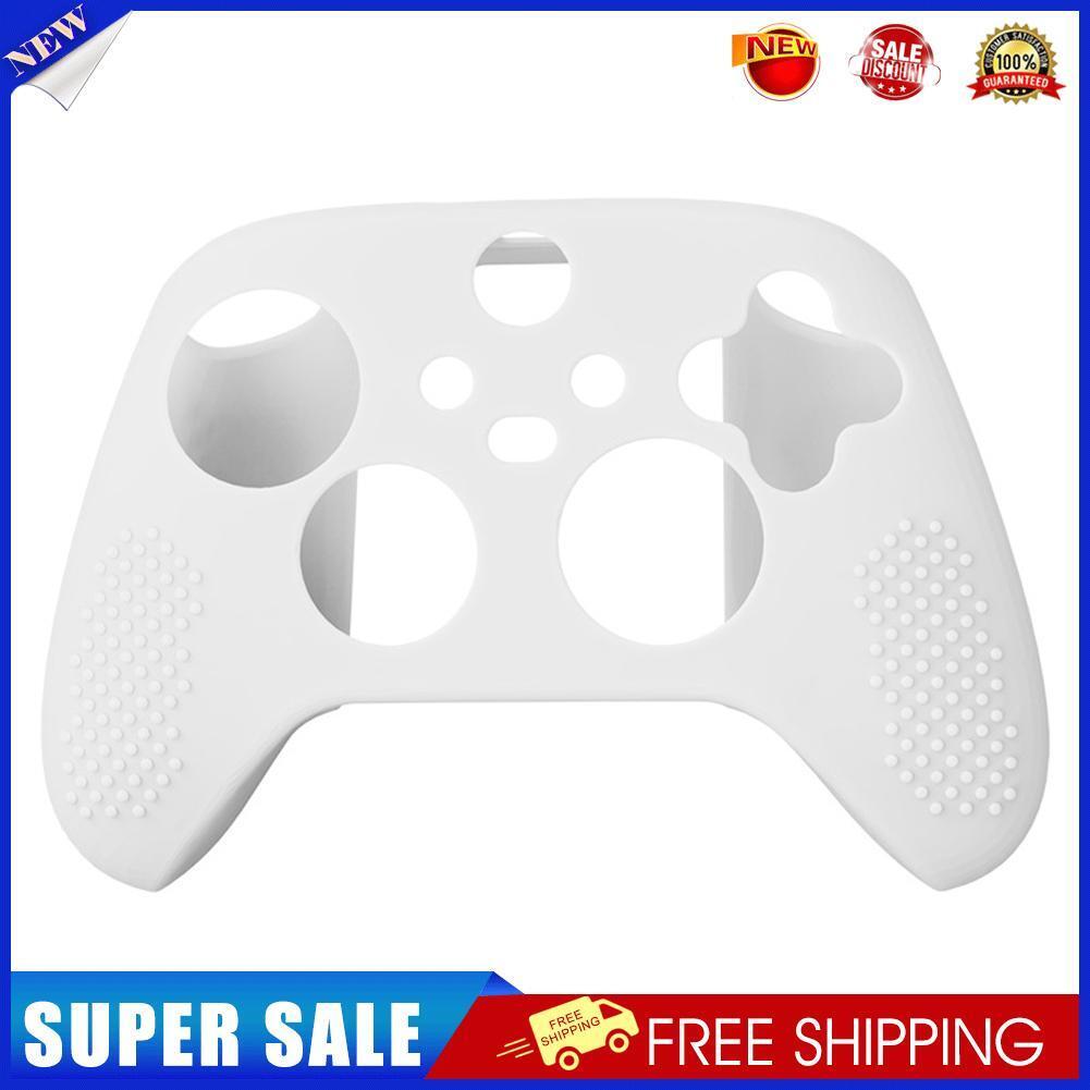 Silicone Controller Case Cover for Xbox Series X S Protective Skin (White)