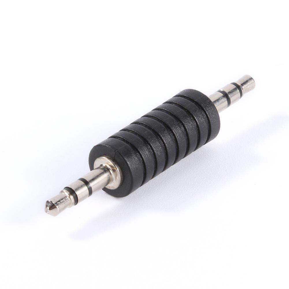 2pcs 3.5mm Stereo Male to Male Jack Audio Plug Connector Coupler Adapter