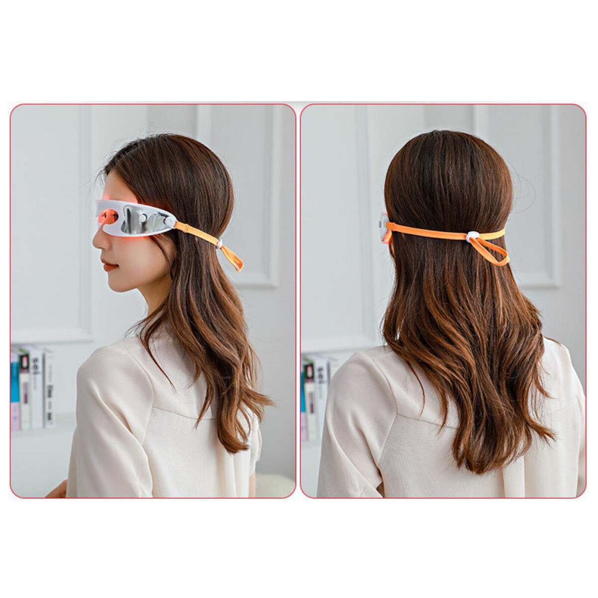 Electric Eye Care Massager Vibration Massage Relax Heated Therapy Eye Care
