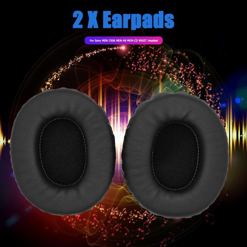 1 Pair Replacement Ear Pads for Sony MDR-7506 MDR-V6 MDR-CD 900ST Headphone